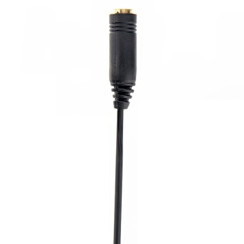 Foxnovo&reg;1M 3.5mm Male to Female Stereo Headphone Audio Extension Cable Cord with Volume Control (Black)