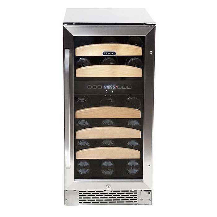 Whynter BWR-281DZ Dual Zone Built-In Wine Refrigerator, 28-Bottle N12