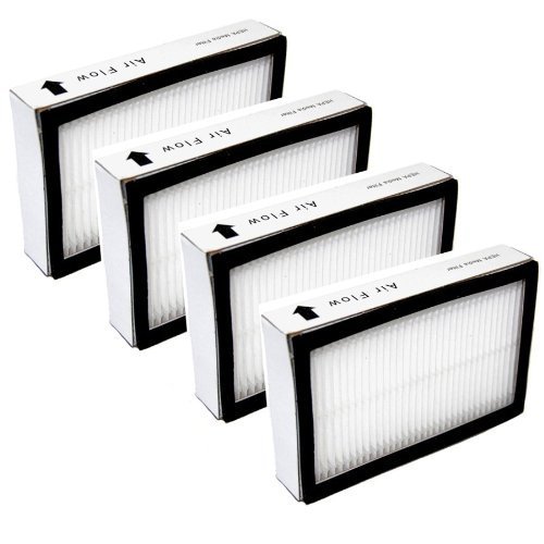 HQRP Exhaust Filter 4-Pack for Sears Kenmore EF-2 EF2 86880 20-86880 2086880 40320 8175116 P-18046 610445 20-40320...