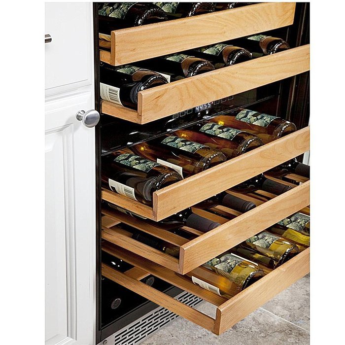 Whynter BWR-281DZ Dual Zone Built-In Wine Refrigerator, 28-Bottle N17