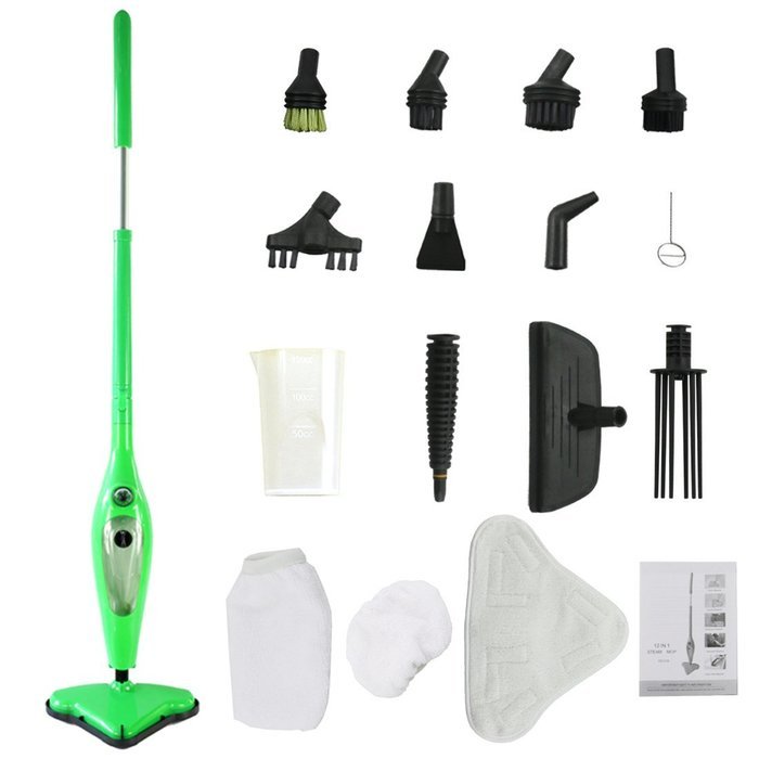 MissyeeDirect Steam Mop X12 Steam Cleaner for Floor Carpet Window Clothes Kitchen Bathroom