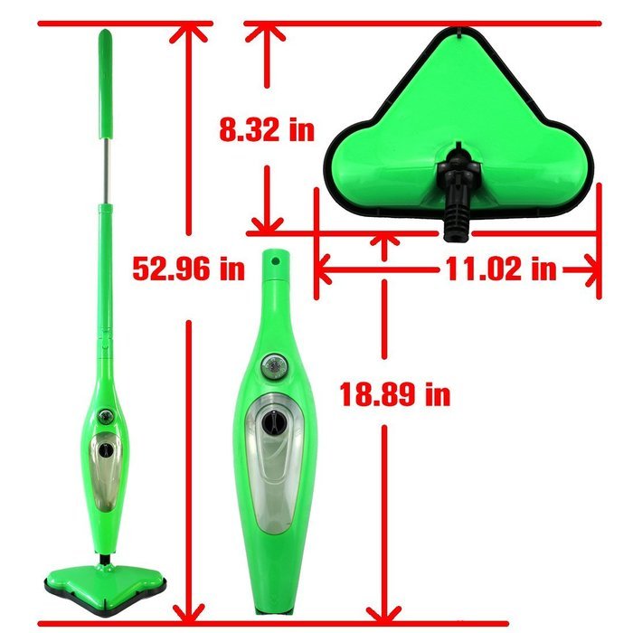 MissyeeDirect Steam Mop X12 Steam Cleaner for Floor Carpet Window Clothes Kitchen Bathroom N2