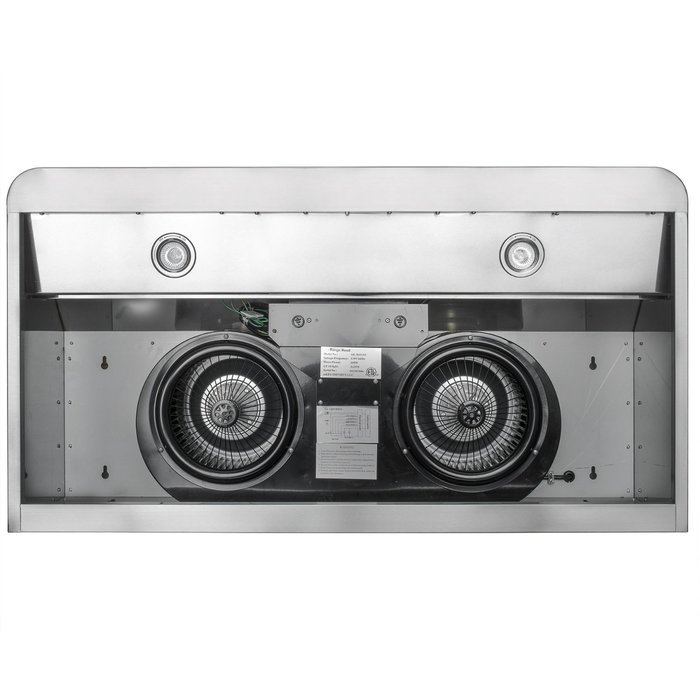 AKDY&reg; 48" Under Cabinet Kitchen Cooking Vent LED Touch Control Stainless Steel Range Hood w/Remote Control N6