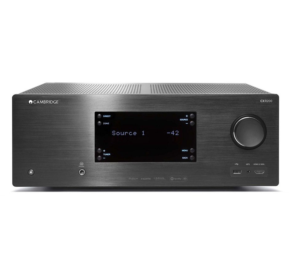 Cambridge Audio CXR200 Black AV Receiver w/ Bluetooth