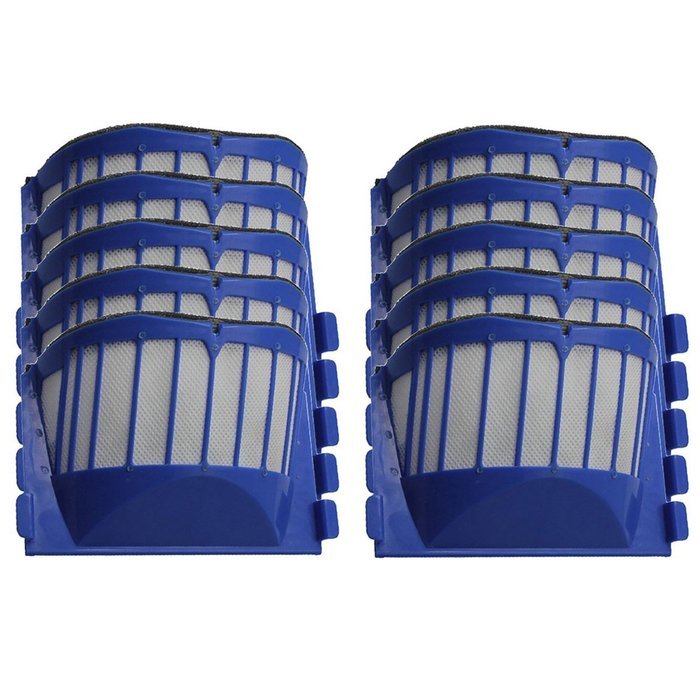 Agile-Shop Pack of 10 Aero Vac Filters Kit for iRobot Roomba 500 600 Series 536 550 551 620 650 Vacuum Cleaner...