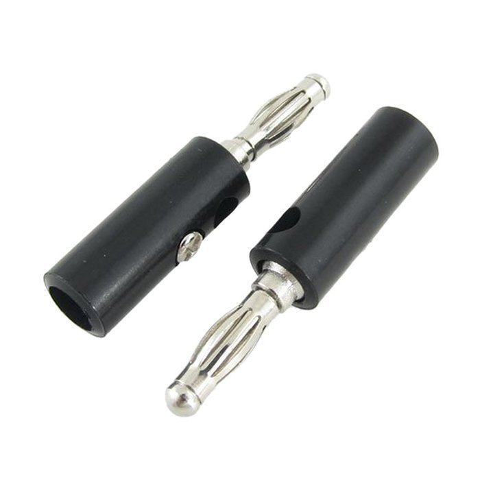 Wiwaplex 10 Pairs Audio Speaker Wire Cable Banana Plugs Screw Type Connectors 4mm
