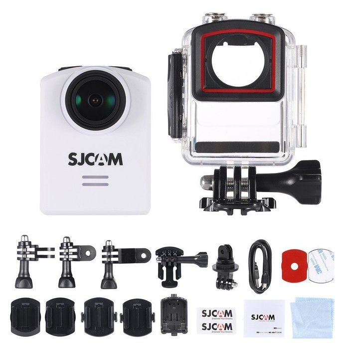 SJCAM M20 4K 1080P Full HD 16MP 166&iexcl;&atilde;Wide Angle Waterproof 30M WiFi Sports Action Camera - White N5