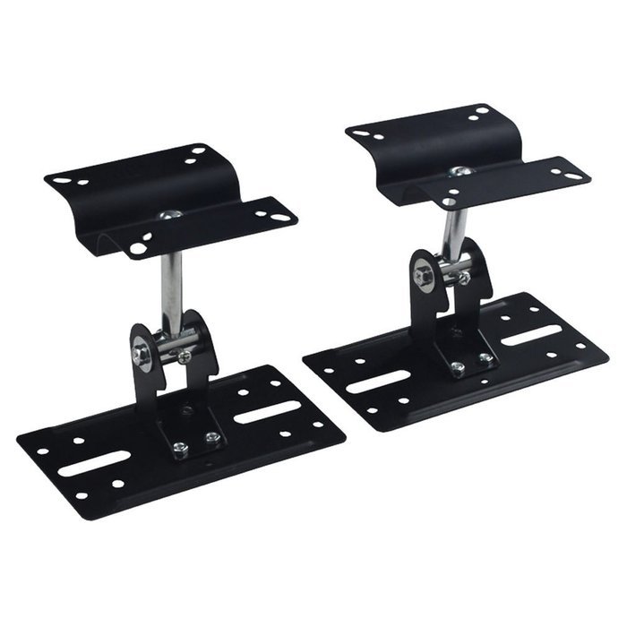 One Pair of Satellite Speaker Mount Bracket with Adjustable Tilt and Swivel for Wall and Ceiling N2
