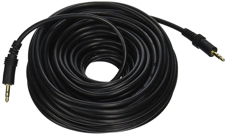 TNP Gold Plated 3.5mm Audio Cable (15 Feet) - Male to Male AUX Auxiliary Stereo Headset Jack Adapter Wire Cord...