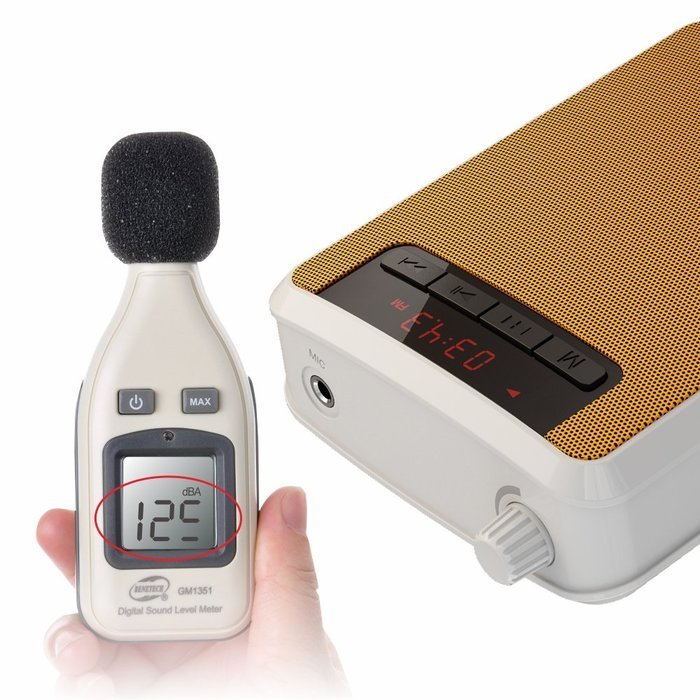 Rolton Colorful Portable Voice Amplifier Waist Band Clip Support FM TF MP3 Powerbank for Tour Guides, Teachers... N7