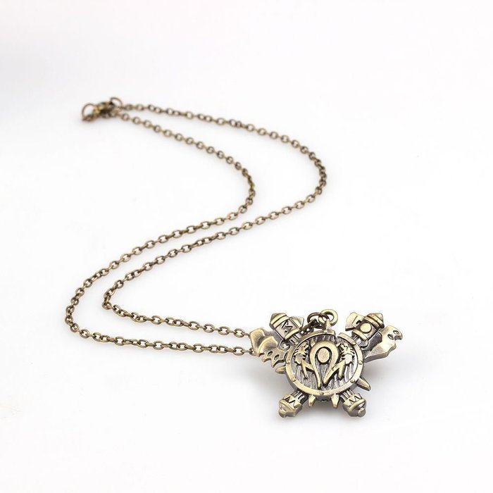 Fashion Game's World of Warcraft Pendant Chain Alloy Choker Necklace N3