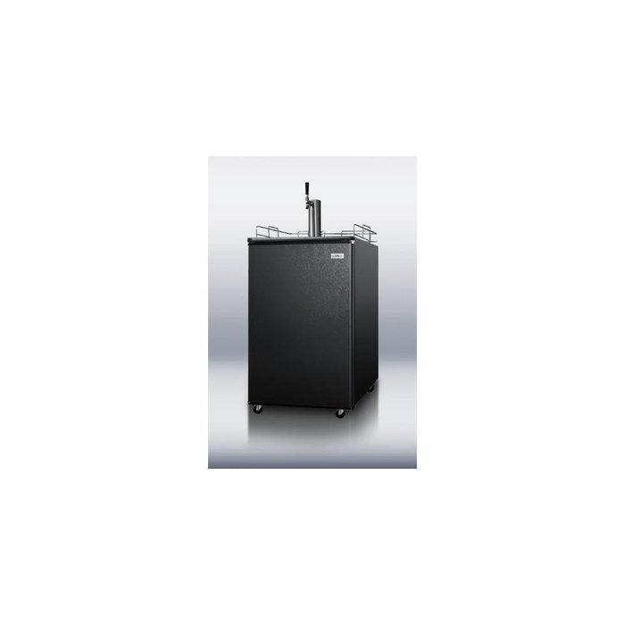 Summit Commercial Grade Freestanding Kegerator Beer Dispenser - Black SBC500B7 N3