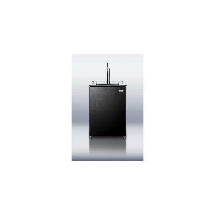 Summit Commercial Grade Freestanding Kegerator Beer Dispenser - Black SBC500B7 N4