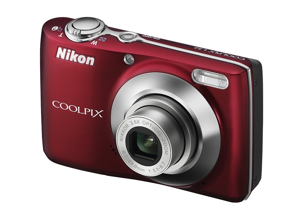 Nikon Coolpix L22 12.0MP Digital Camera with 3.6x Optical Zoom and 3.0-Inch LCD (Red-primary) N11