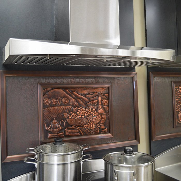KOBE Range Hoods RA3830SQB-WM-1 Wall Mount 3-Speed, 680 CFM with LED Lights, 30-Inch N8