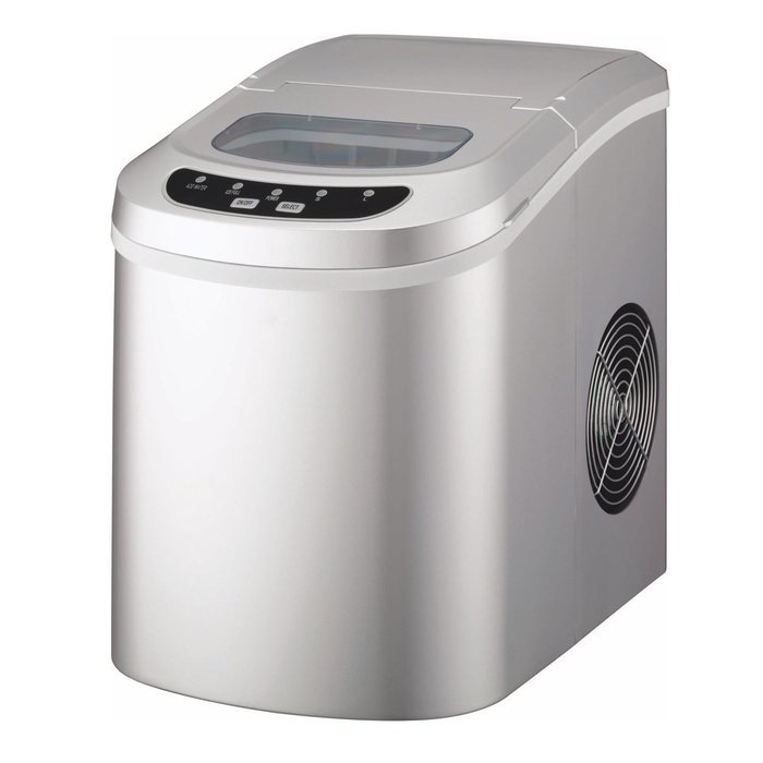 SMAD Ultra Compact Portable Ice Maker Countertop Automatic Ice Making Machine,Sliver