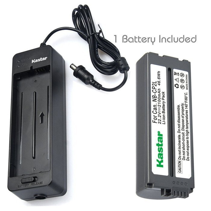 Kastar Battery NB-CP2L(X 3) and Charger BG-CP200 for Canon NB-CP1L CP2L and Compact Photo Printer SELPHY CP100... N10