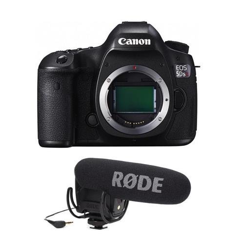 Canon 5DS R DSLR Camera Body, 50.6MP, Low-Pass Filter Effect Cancellation - WITH Rode Microphones VideoMic Pro...