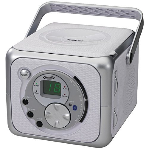 New JENSEN CD-555A Portable Bluetooth Music System with CD Player