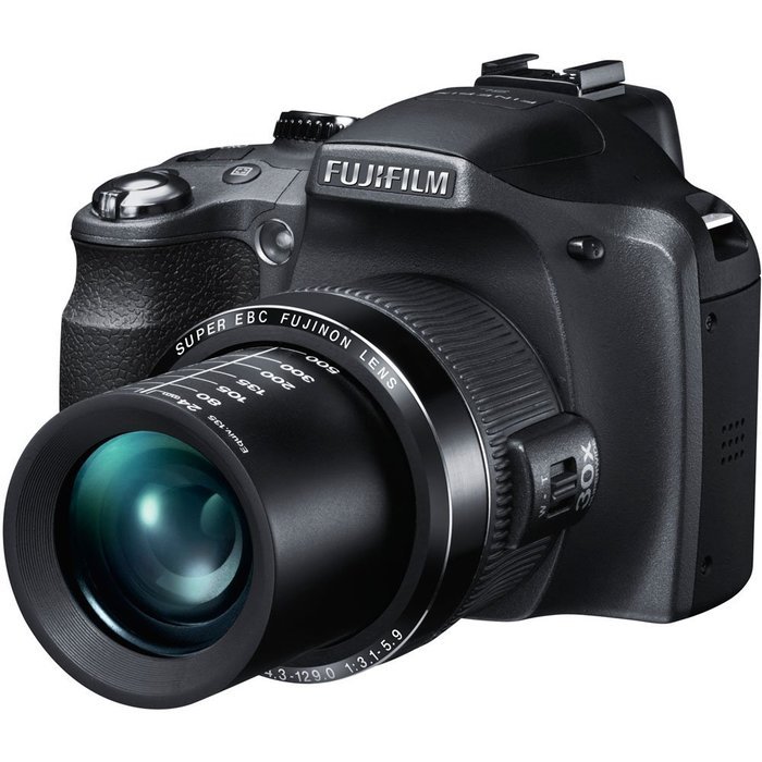 Fujifilm FinePix SL300 14 MP Digital Camera with 30x Optical Zoom (White)