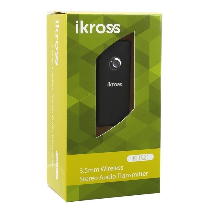Bluetooth Transmitter - iKross 3.5mm A2DP Bluetooth 3.0 Wireless Transmitter - Black for Home PC Headphone Stereo... N3
