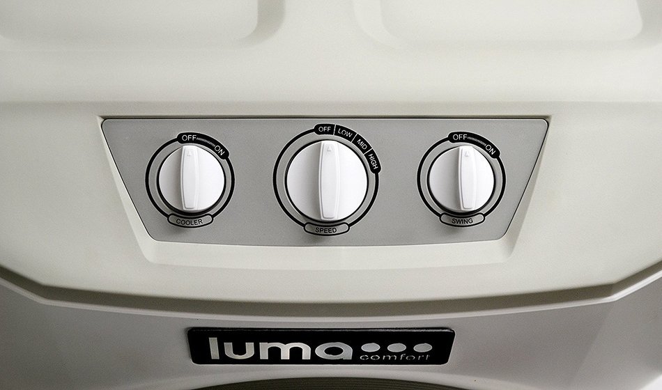 Luma Comfort EC220W High Power 1650 CFM Evaporative Cooler with 650 Square Foot Cooling N5