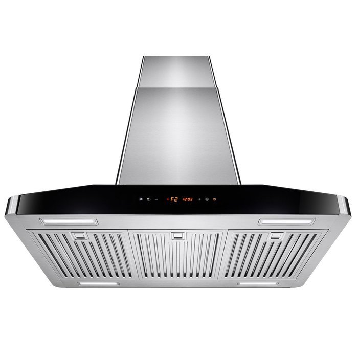 FIREBIRD New 30" European Style Island Mount Stainless Steel Range Hood Vent w / Touch Control FB-I086-30 N3