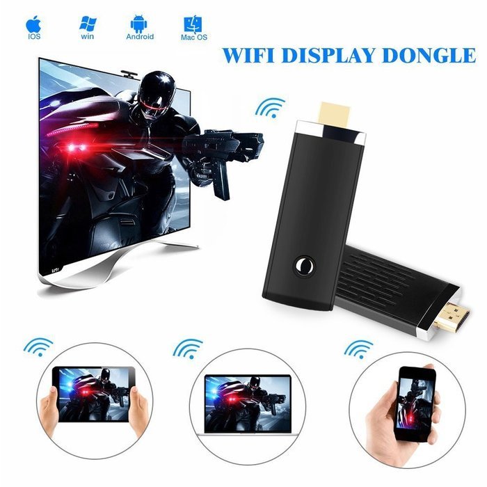 MOSTOP&reg; Wireless Wi-Fi HDMI Display Transmitter Wireless Display TV Dongle Airplay DLNA for Android 4.2 or above...