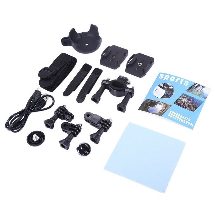 Robolife 220 Degree Wide Angle 8 Megapixel Camera Video Recorder with Waterproof Case N7