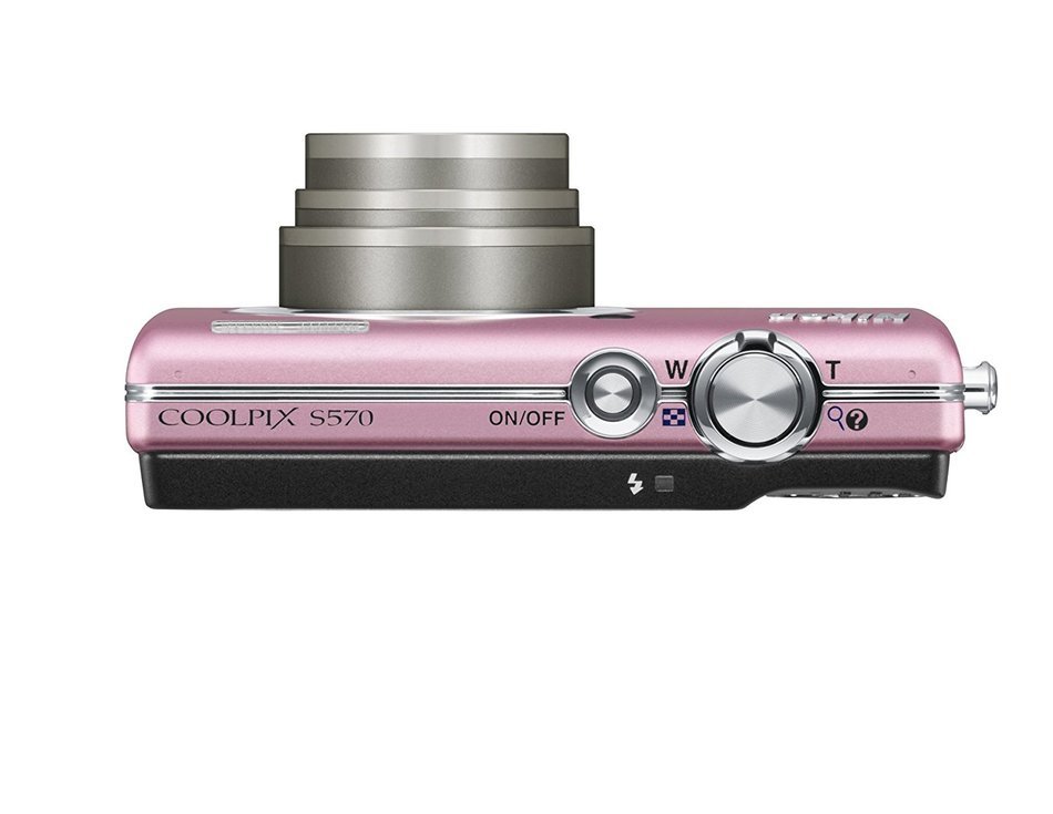 Nikon Coolpix S570 12MP Digital Camera with 5x Wide Angle Optical Vibration Reduction (VR) Zoom and 2.7-Inch LCD... N13