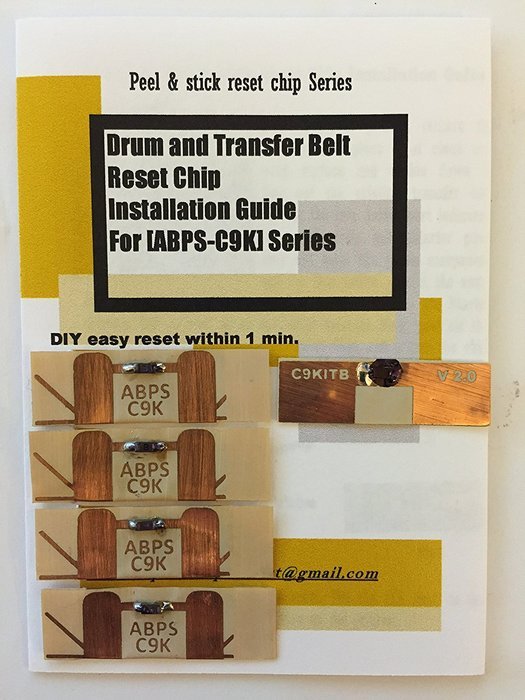 Super Easy "Peel & Stick" Transfer Belt Reset Solution for Xerox Phaser 7400 N DN DT DX DXF N18