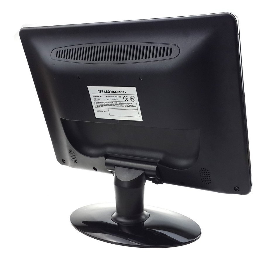 Eleduino 13.3" 1080p Portable Monitor with HDMI, VGA,Speaker Inputs N4