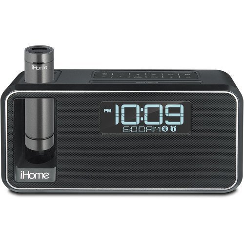 iHome All in One Compact Bluetooth Wireless Dual Alarm Clock with Large Easy to Read Backlit LCD Display Plus...