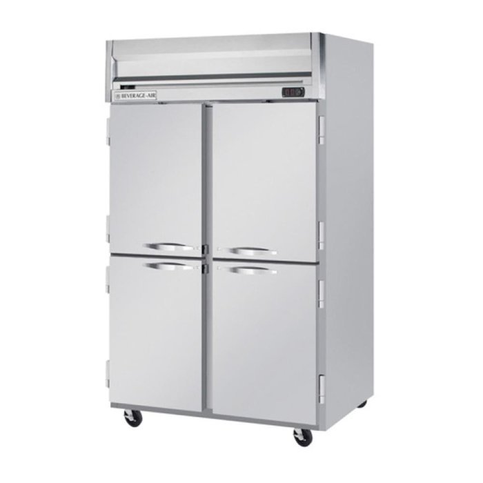 Beverage-Air HBF44-1-HS 47" Horizon Series Two Section Solid Half Door Reach-In Freezer 44 cu.ft. Capacity Stainless...