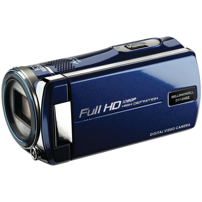 Bell+Howell Cinema DV12HDZ-BLC 1080p Full HD Video Camcorder with 10x Optical Zoom and 3-Inch LCD (Blue) N3