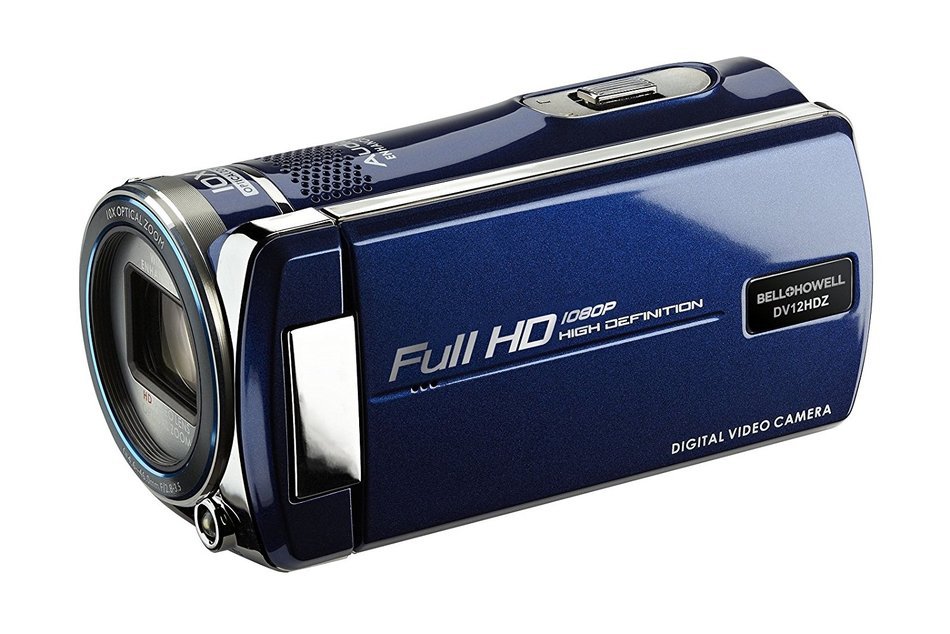 Bell+Howell Cinema DV12HDZ-BLC 1080p Full HD Video Camcorder with 10x Optical Zoom and 3-Inch LCD (Blue) N4