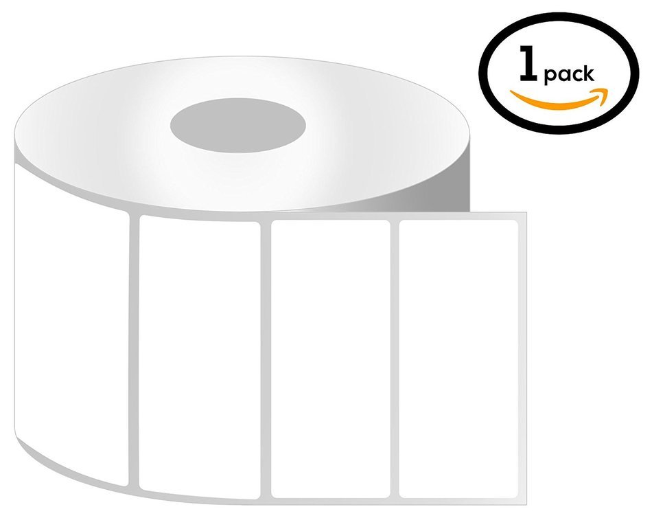 1 Inch Core - 3.5 x 1 Zebra Compatible Direct Thermal Labels 1 Roll for Zebra Desktop Printer GC420d GC420t GK420d... N3