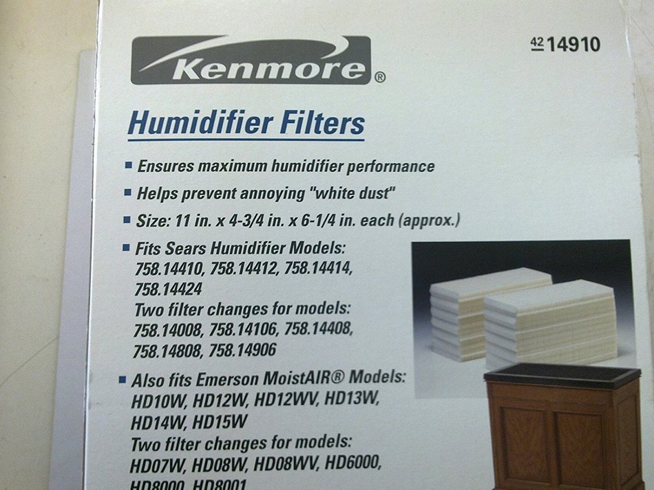 Kenmore Humidifier Replacement Filters