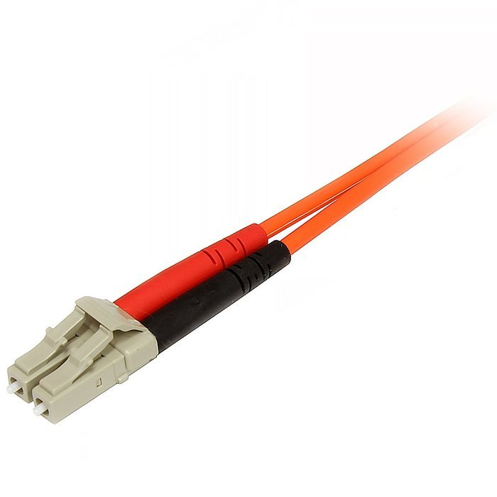 StarTech.com 1m Multimode 50/125 Duplex Fiber Patch Cable LC - ST / 50 Micron Fiber Optic Cable LC to ST N2