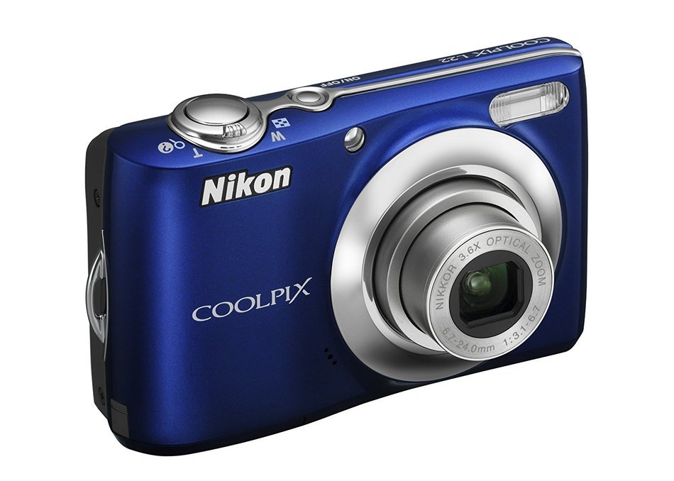 Nikon Coolpix L22 12.0MP Digital Camera with 3.6x Optical Zoom and 3.0-Inch LCD (Red-primary) N17
