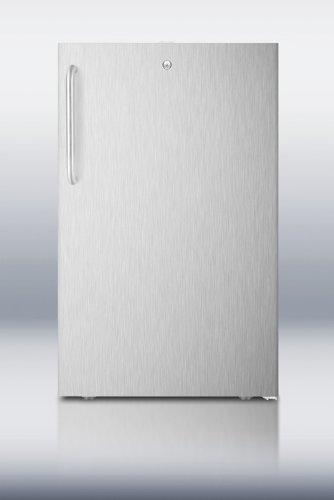 Summit FS408BL7CSS: Commercially listed 20" wide built-in undercounter all-freezer, -20(degree) C capable with... N5