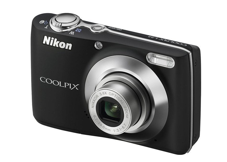 Nikon Coolpix L22 12.0MP Digital Camera with 3.6x Optical Zoom and 3.0-Inch LCD (Red-primary) N19