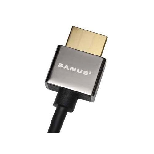 SANUS Super Slim Flexible HDMI Cable - Supports Ethernet, 3D, and Audio Return - 8.2 foot - Perfect for slim TVs...