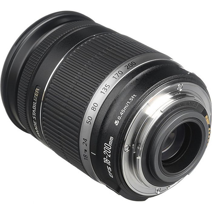 Canon 18-200mm IS Lens + 32GB Class 10 High Speed Memory Card + Macro Filtr Kit (+1,+2,+4 & + 10) + UV-CPL-FLD...