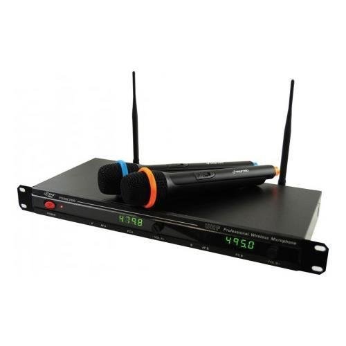 Pyle PDWM2800 Pro Dual Wireless UHF Microphone