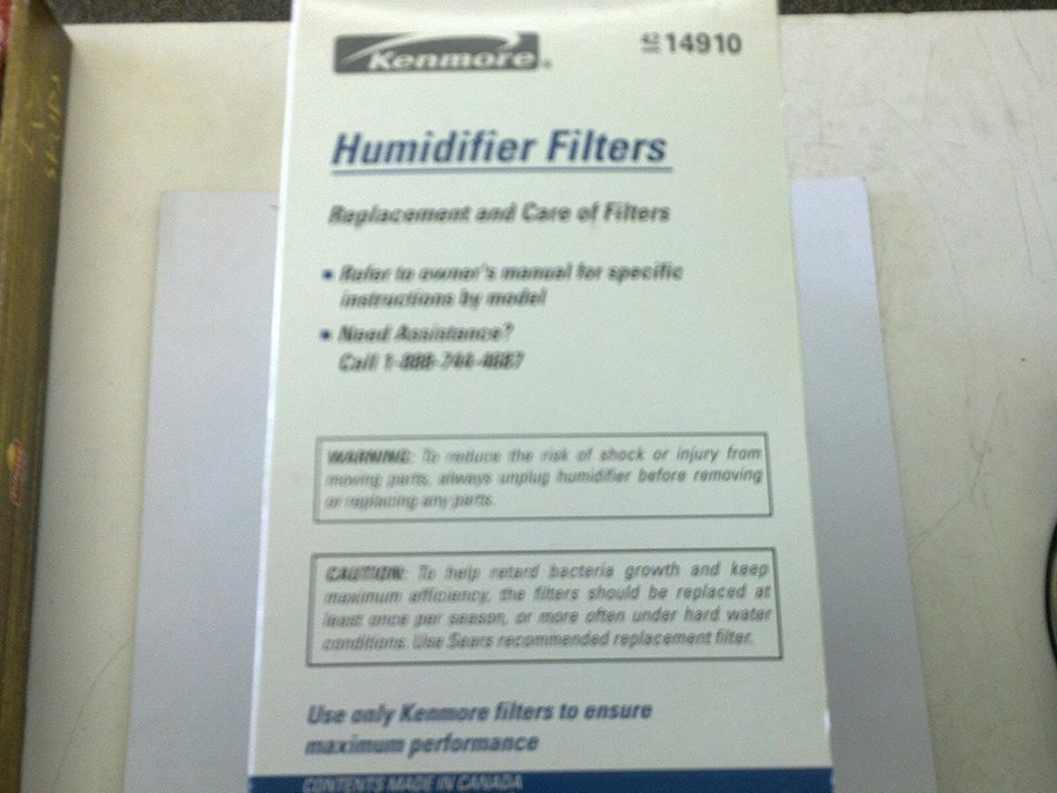 Kenmore Humidifier Replacement Filters N2
