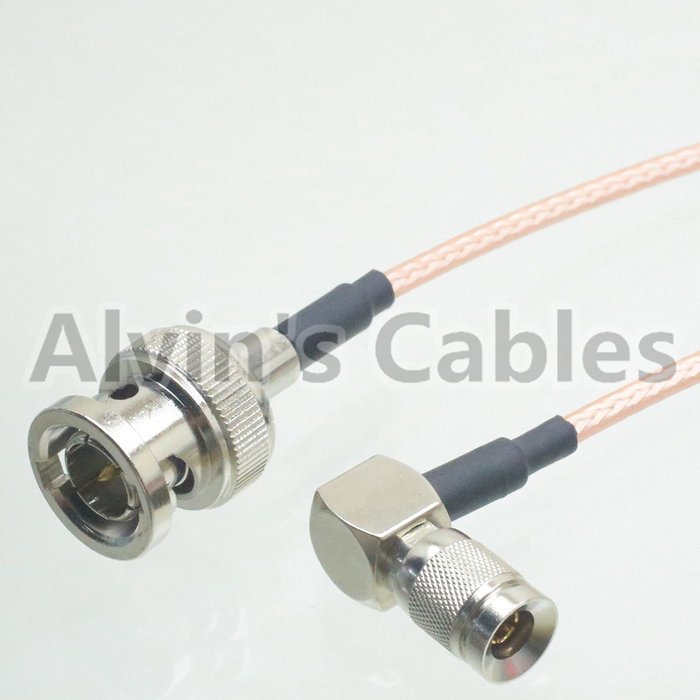 Blackmagic Right Angle DIN 1.0/2.3 Mini BNC to BNC Male 75ohm RG179 HD SDI Cable