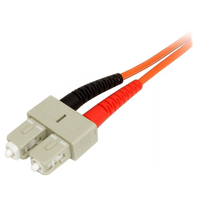 StarTech.com 1m Multimode 50/125 Duplex Fiber Patch Cable LC - ST / 50 Micron Fiber Optic Cable LC to ST N5