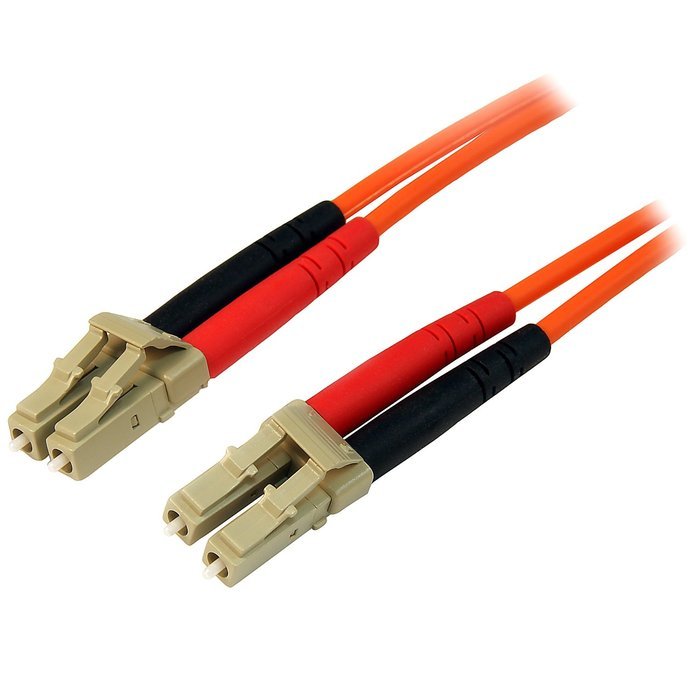 StarTech.com 1m Multimode 50/125 Duplex Fiber Patch Cable LC - ST / 50 Micron Fiber Optic Cable LC to ST N7