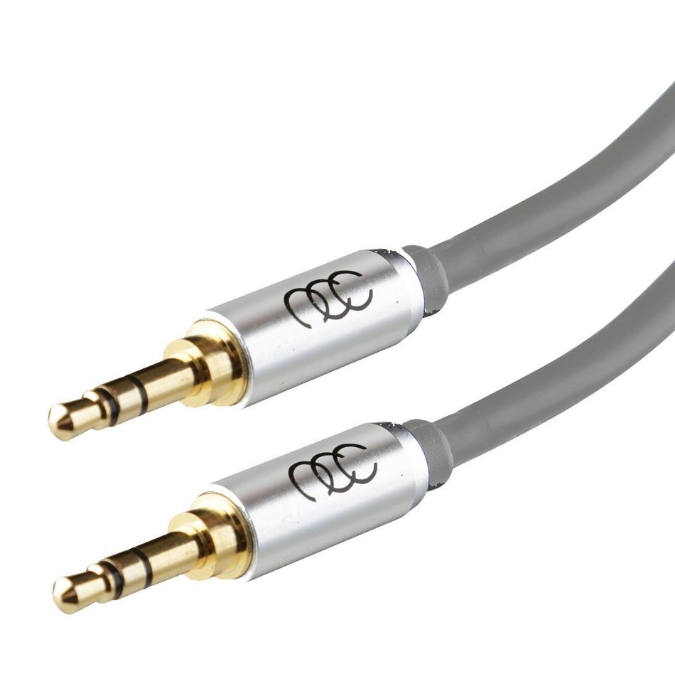 2X 3.5mm Aux Cord ( 2.5 meter / 8 Feet each ) Universal Durable Auxiliary Cable for Car - Flexible PVC with Limited... N2